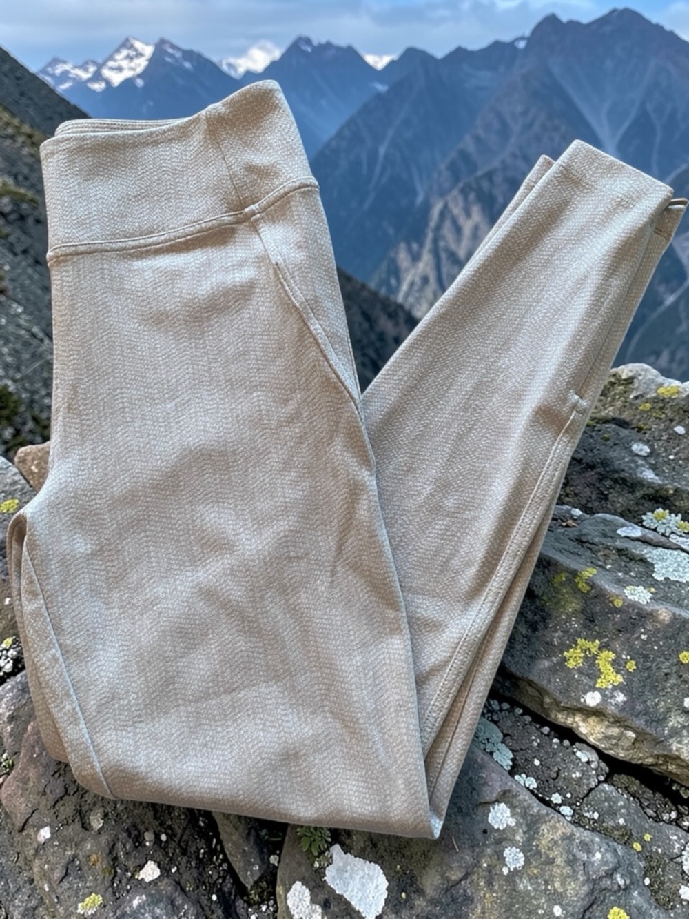 Athleta Delancey Skyline High-Rise Leggings Cream SP NWOT - Picture 9 of 12
